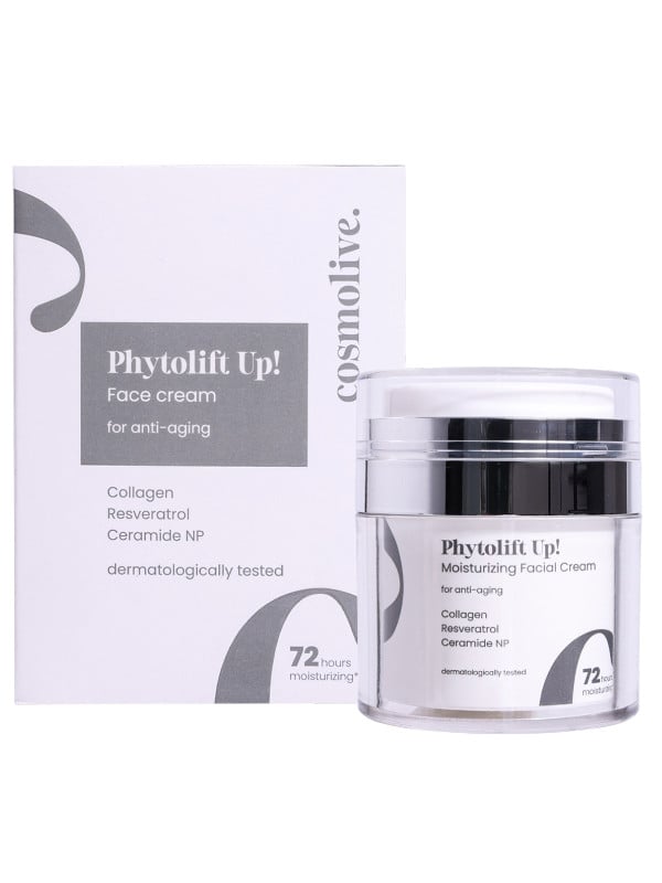 Cosmolive Phytolift Up Moisturizing Face Cream Collagen Resveratrol Ceramides