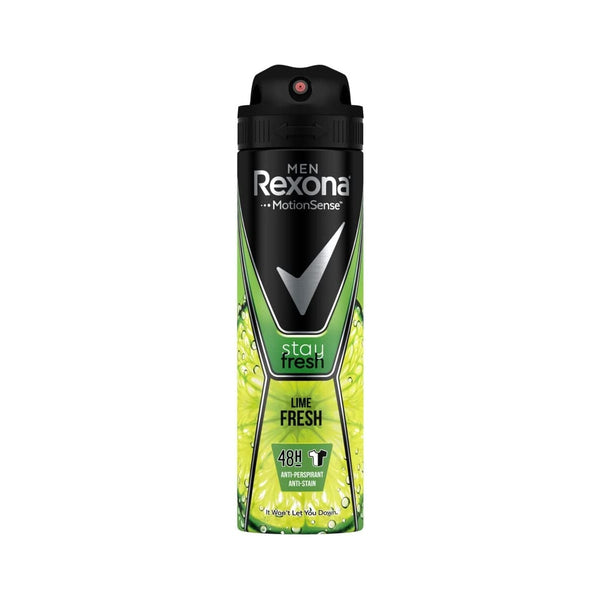 Rexona Men's Lime Fresh Deodorant Spray 48-Hour Protection 150ml