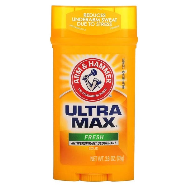 Arm & Hammer UMAX Deodorant Fresh Solid Wide Stick Baking Soda Formula
