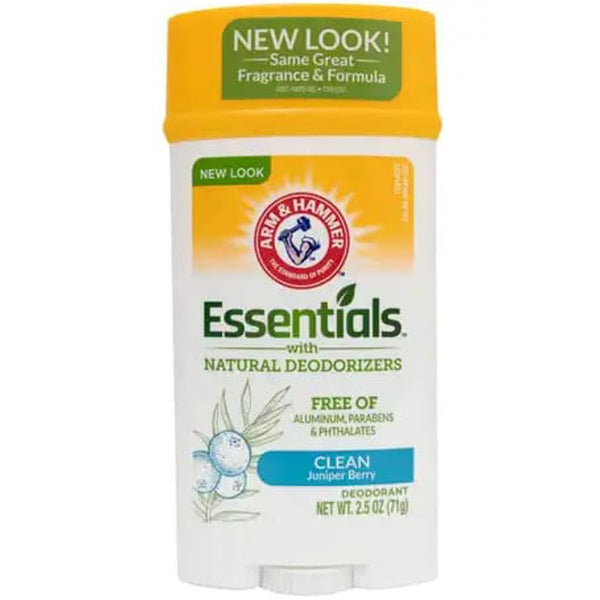 Arm & Hammer Deodorant Essentials Clean Stick Baking Soda Juniper Berry 2.5 oz