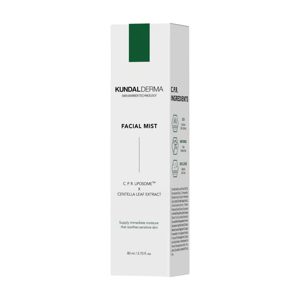 Kundal Derma Facial Mist Centella Leaf Extract Hydrating Spray 80 ml