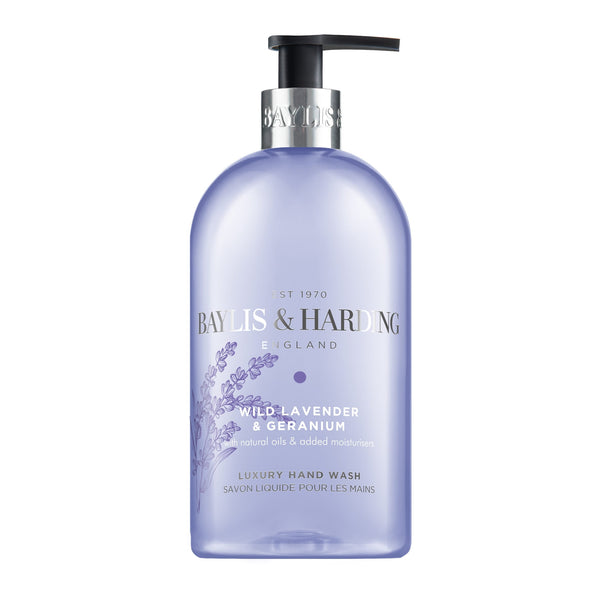 Baylis & Harding Wild Lavender & Geranium Hand Wash Moisturising Fragrance 500ml
