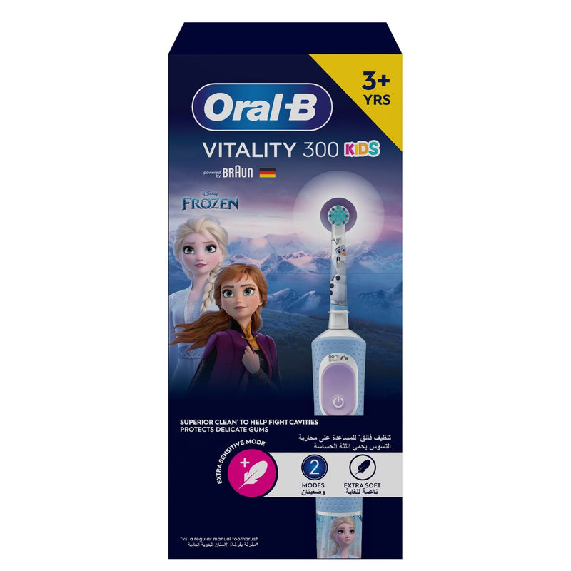 Oral-B Kids Rechargeable Electric Toothbrush Disney Frozen Extra Soft 2 Modes 3+ Years 1 Count