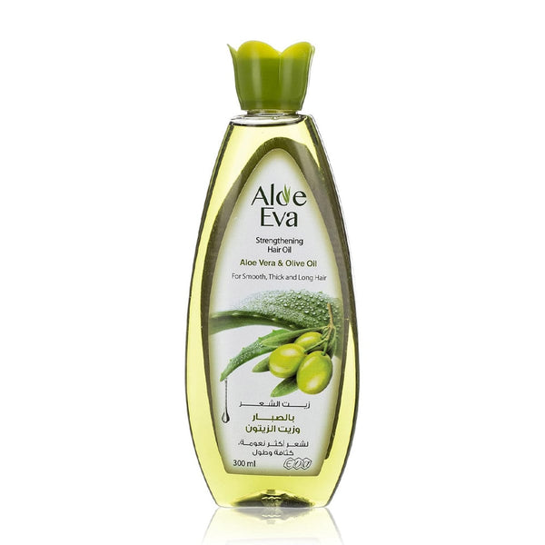 Eva Smoothing Hair Oil with Aloe Vera and Olive Oil, 300 ml