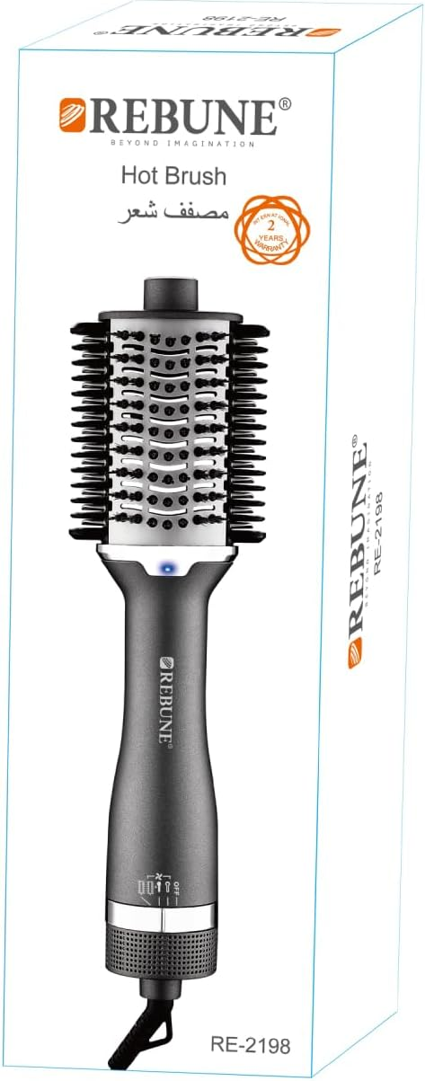 Rebune Hot Hair Styling Brush RE-2198 Rapid Heating