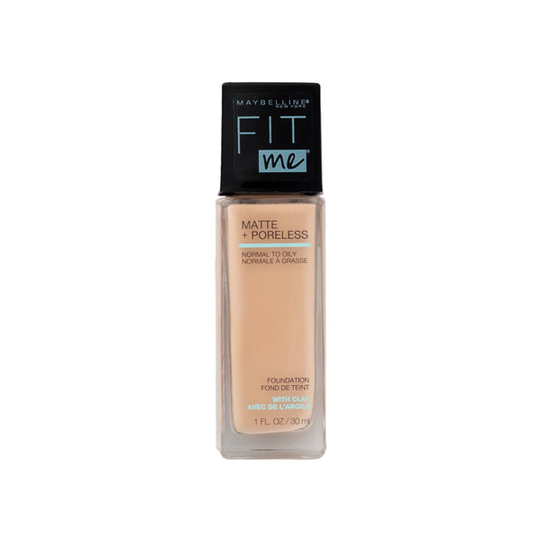 Maybelline Fit Me Matte + Poreless Foundation, Lightweight Medium Coverage, 115 Ivory