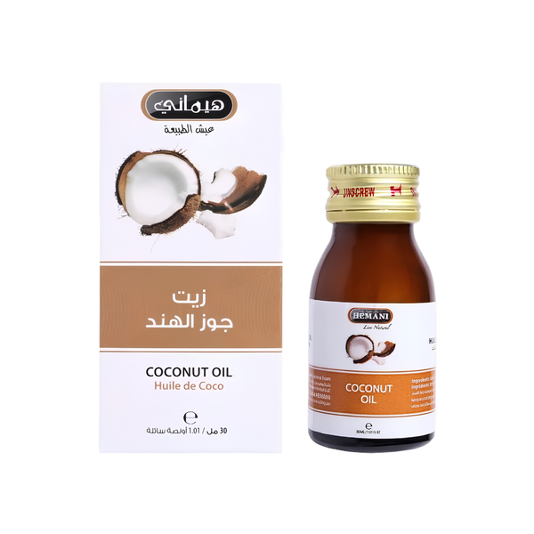 Hemani Coconut Oil Light Texture Hair and Skin Moisturizer 30ml