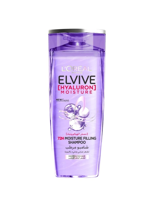 L'Oreal Paris Elvive Hyaluron Moisturizing Shampoo, Hyaluronic Acid, 400 ml