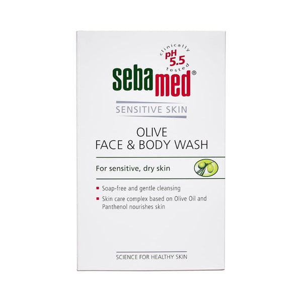 Sebamed Olive Oil Face and Body Wash Gentle Cleansing Formula 200ml