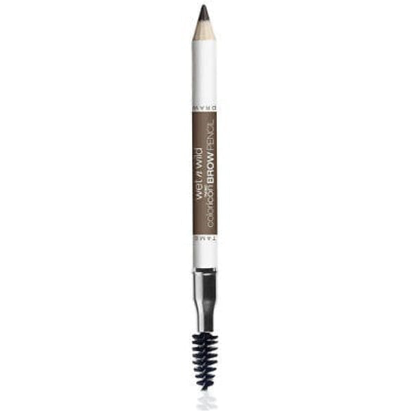 Wet n Wild Color Icon Brow Pencil Creamy Brown Dual-Ended with Spoolie