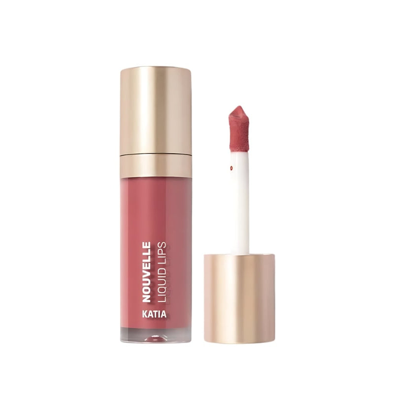 Katia Novell Rouge Liquid Lipstick Creamy Waterproof Silky Finish Shade 02