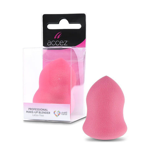 Accez Professional Makeup Blender Sponge, Latex-Free, Wet and Dry Use, 1 Pc