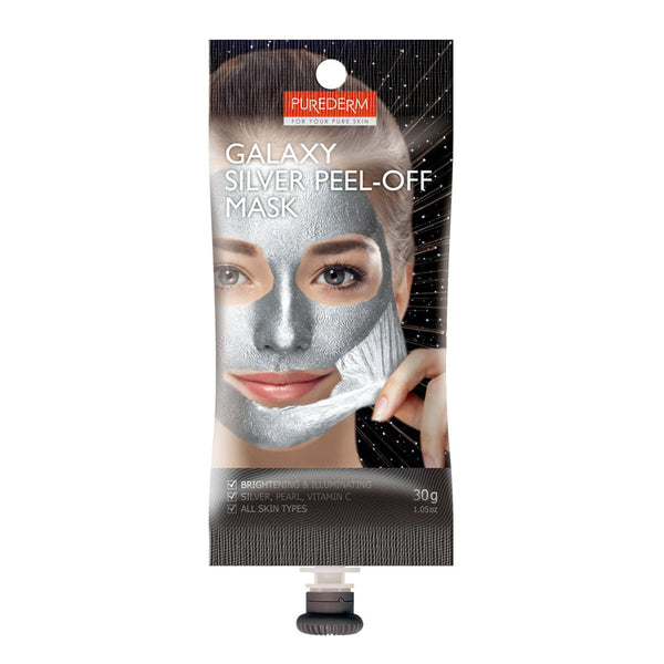 Purederm Galaxy Silver Peel-Off Facial Mask Silver and Pearl Extracts 30 g