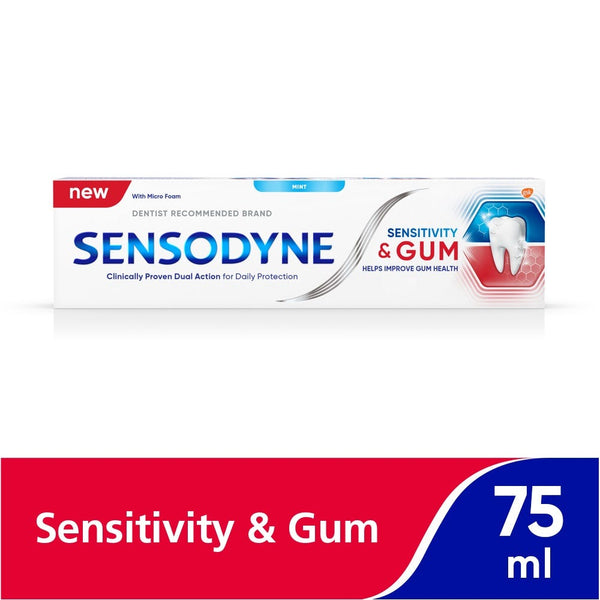 Sensodyne Sensitivity & Gum Toothpaste Fluoride Formula 75ml