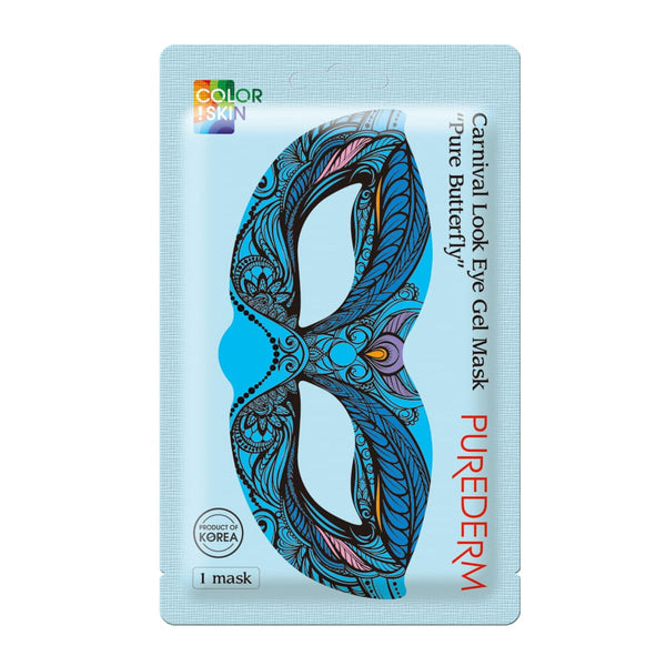 PUREDERM Carnival Look Eye Gel Mask, Hydrating Non-Woven Under-Eye Treatment