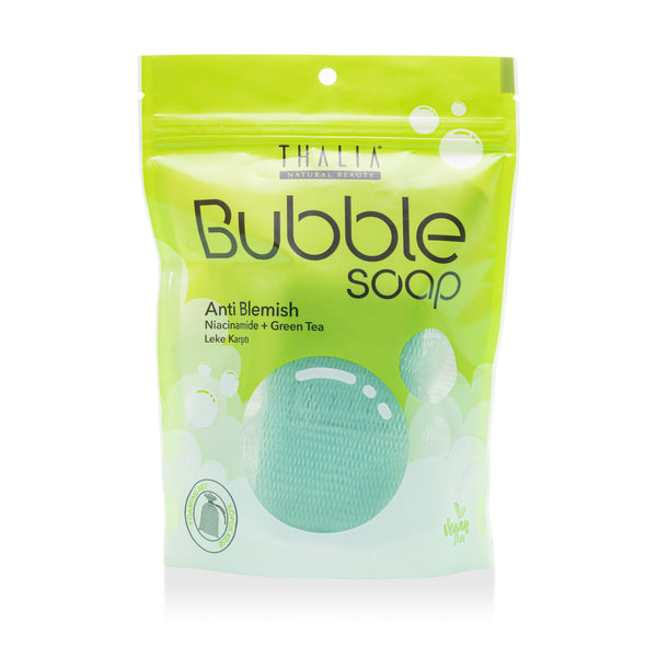 Thalia Blemish-Clearing Bubble Doypack Soap Bar Niacinamide Green Tea 140 g