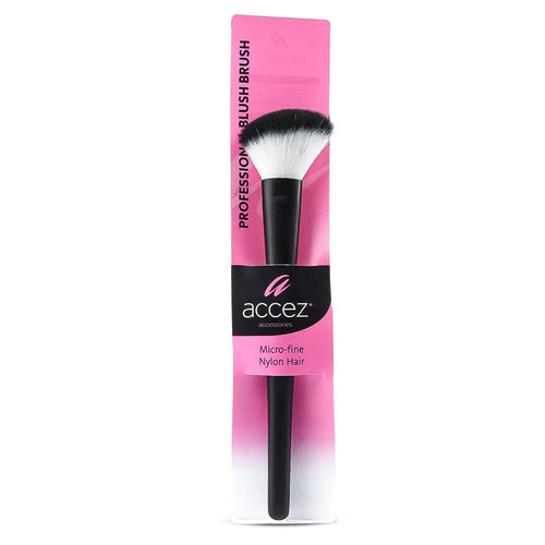 Accez Professional Blush Brush Soft Dome-Shaped Nylon Bristles, 1 Piece