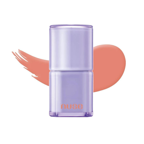 Nuse Care Lip Balm Panthenol Hyaluronic Acid Dewy Shine MLBB Shade