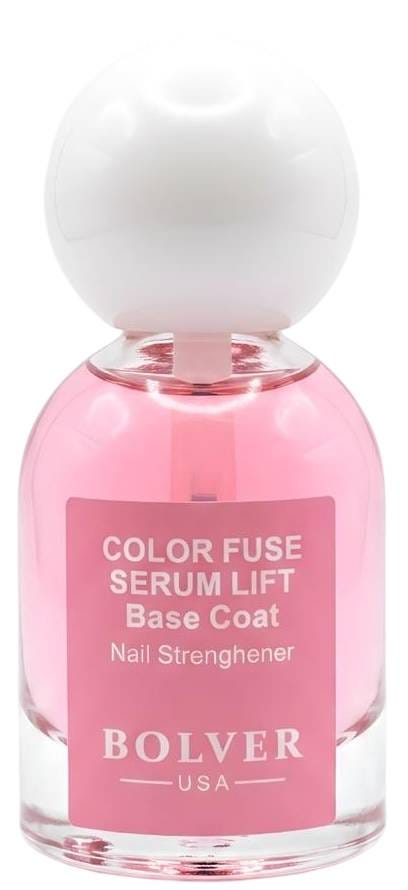 Bolver Color Fuse Serum Lift Base Coat Nail Treatment Glycolic Acid Vitamin E BV006 12 ml