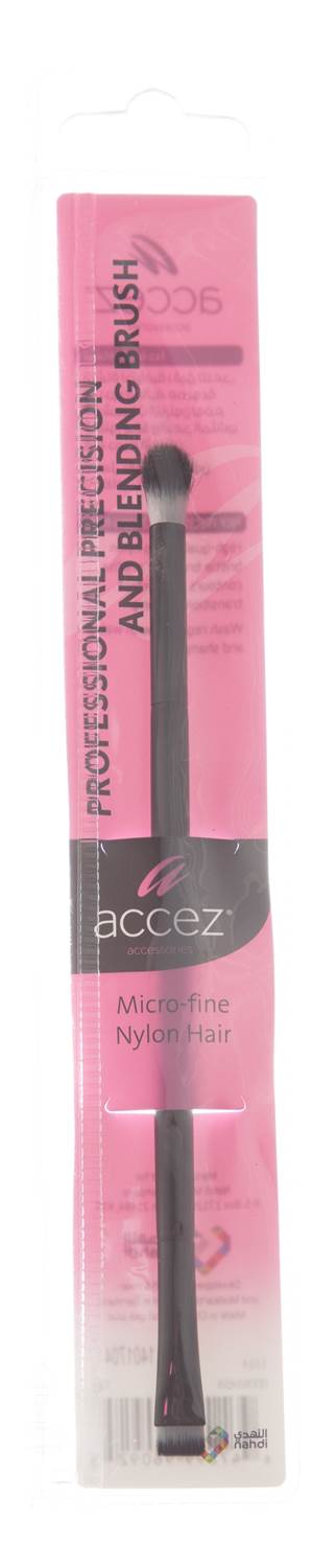Accez Professional Precision & Blending Brush Double-Ended Nylon Eye Makeup Brush