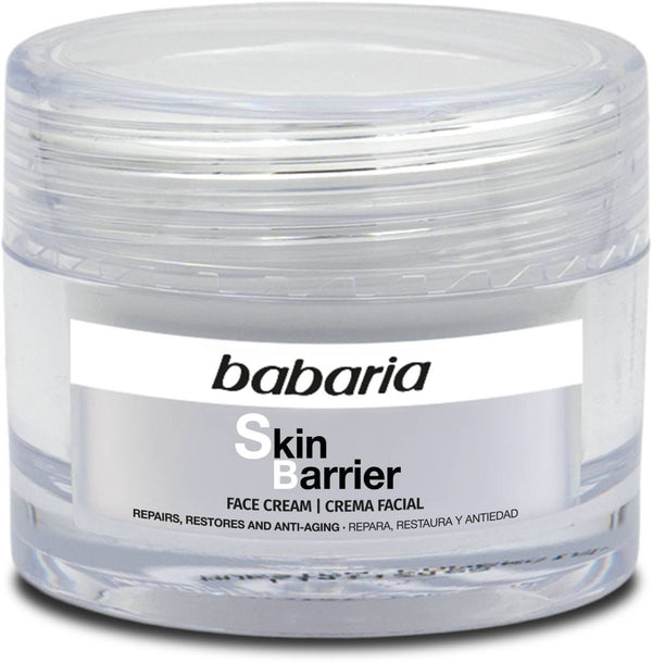 Babaria Skin Barrier Face Cream Lightweight Prebiotic Formula Sensitive Skin 50 ml