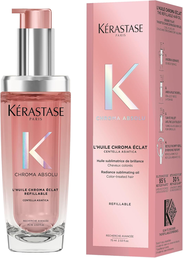 Kerastase Chroma Absolu Chroma Eclat Refillable Hair Oil, 75 ml