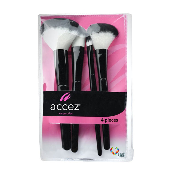 Accez Profi Face Brush Set Micro-Fine Nylon Bristles