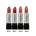 Makeover22 Matte Cream Lipstick Set, Creamy High-Coverage Matte Finish, 4 Shades