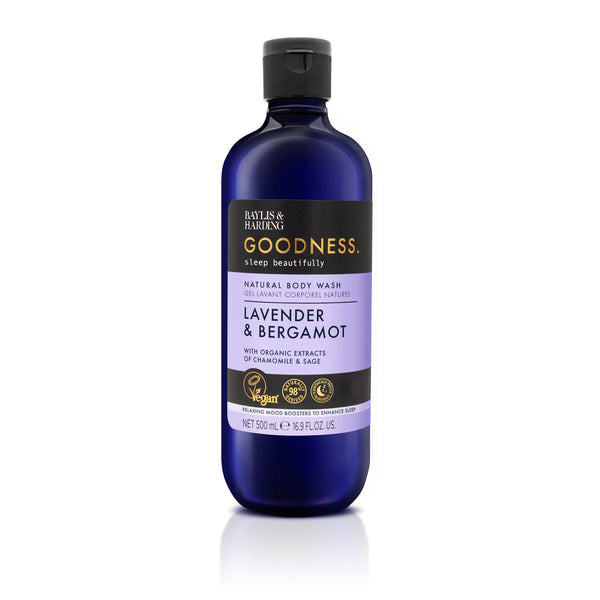 Baylis & Harding Goodness Sleep Lavender & Bergamot Body Wash Relaxing Scent 500ml