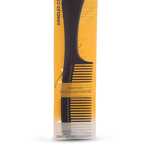 Accez Handled Detangling Comb Wide Tooth Recycled Material 1 Pc
