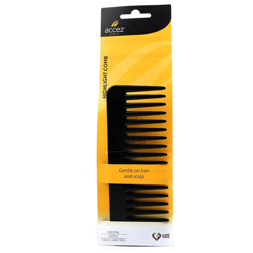 Accez Wide-Toothed Hair Comb, Detangling Comb, 1 Pc
