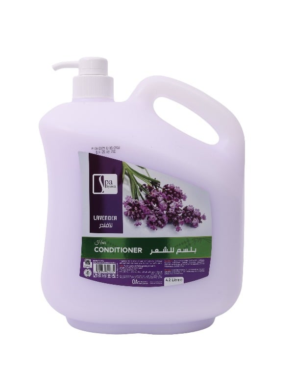 Spa System Lavender Hair Conditioner Hydrating Detangling Formula 4.2L