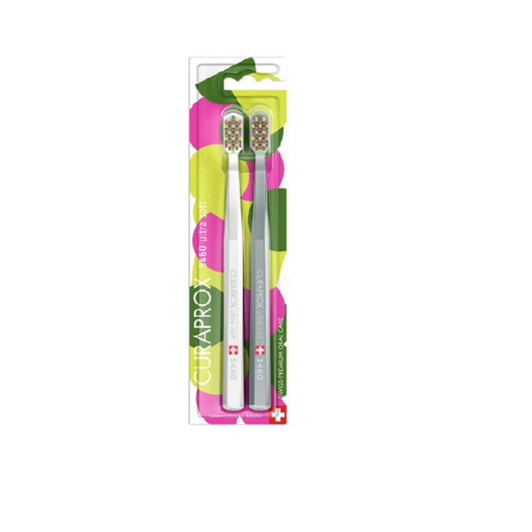 Curaprox Special Edition Summer Toothbrushes, Ultra-Soft Bristles, 2-Pack