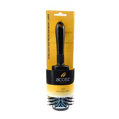 Accez Ultra Light Heat-Protector Brush Large Ceramic Coated Anti-Static Hairbrush