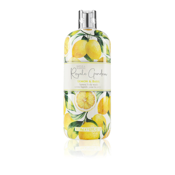 Baylis & Harding Royale Garden Lemon & Basil Body Wash Creme Formula 500ml