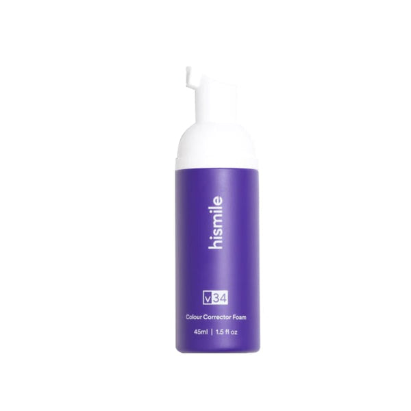 Hismile V34 Color Corrector Foam Purple Color-Correcting Teeth Brightening Treatment
