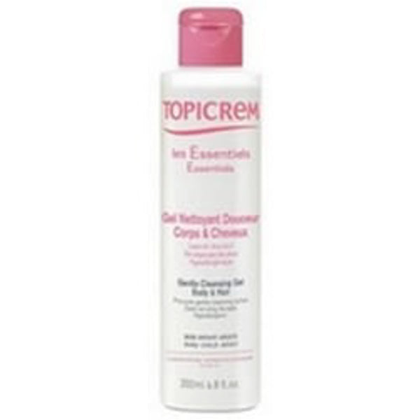 Topicrem Gentle Cleansing Gel Mild Body & Hair Cleanser 200 ml