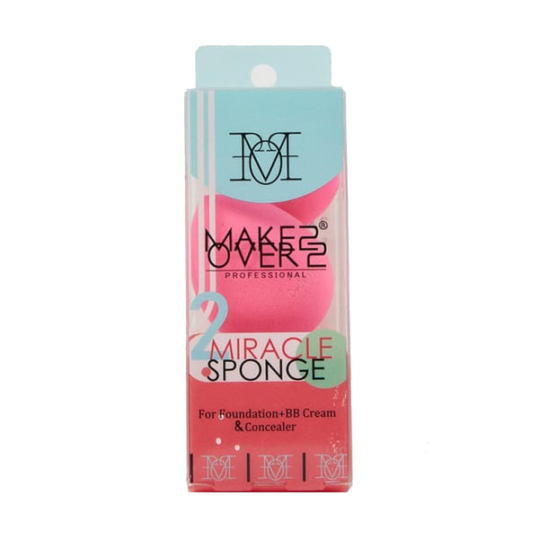 Makeover22 Miracle Sponge Makeup Blenders, 2 Pieces, Damp or Dry Use