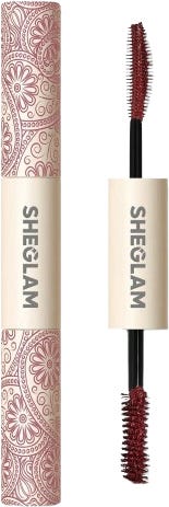SHEGLAM Volume & Length Dual-Ended Waterproof Mascara, Burgundy