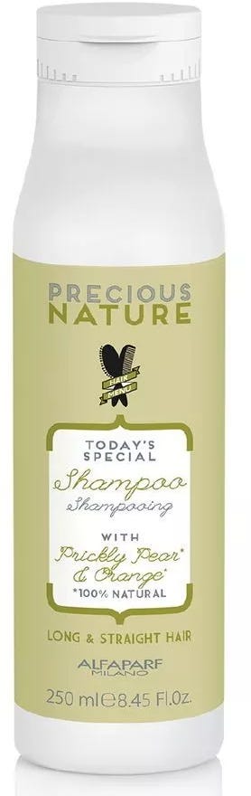 Precious Nature Long & Straight Hair Shampoo with Prickly Pear and Orange Extracts