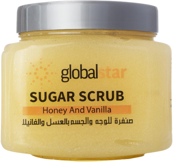 Globalstar Sugar Scrub Face & Body Honey Vanilla