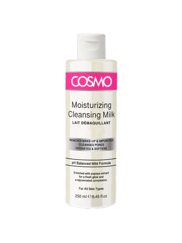 Cosmo Moisturizing Facial Cleansing Milk, Papaya Extract, 250 ml