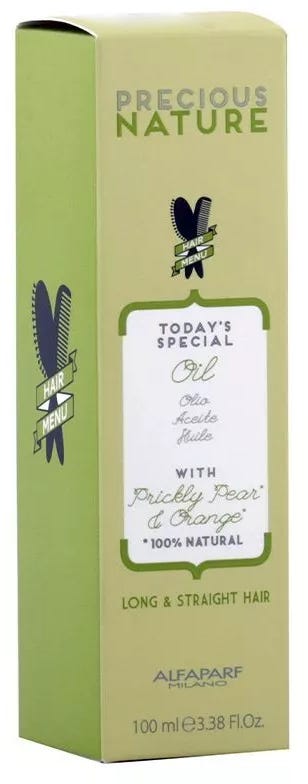 Alfaparf Precious Nature Long & Straight Hair Oil, Prickly Pear & Orange, 100ml