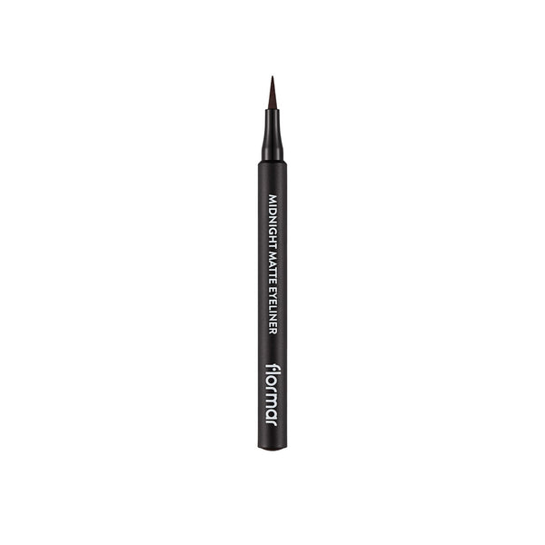 Flormar Midnight Matte Eyeliner Pencil Vitamin E Brown Shade 2