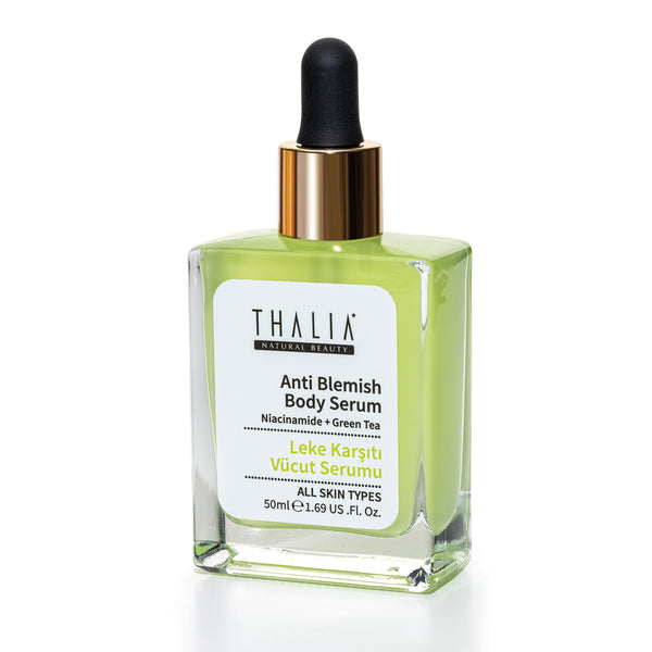Thalia Anti-Blemish Body Serum Moisturizer with Niacinamide, Aloe Vera and Green Tea, 50 ml