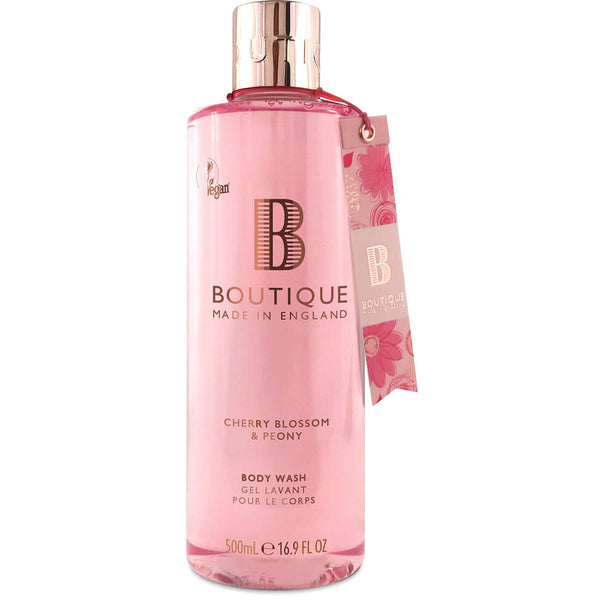 Boutique Cherry Blossom & Peony Shower Gel Floral Scent 500ml