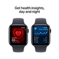 Apple Watch SE GPS 44mm Midnight Aluminum Case Sport Band M/L