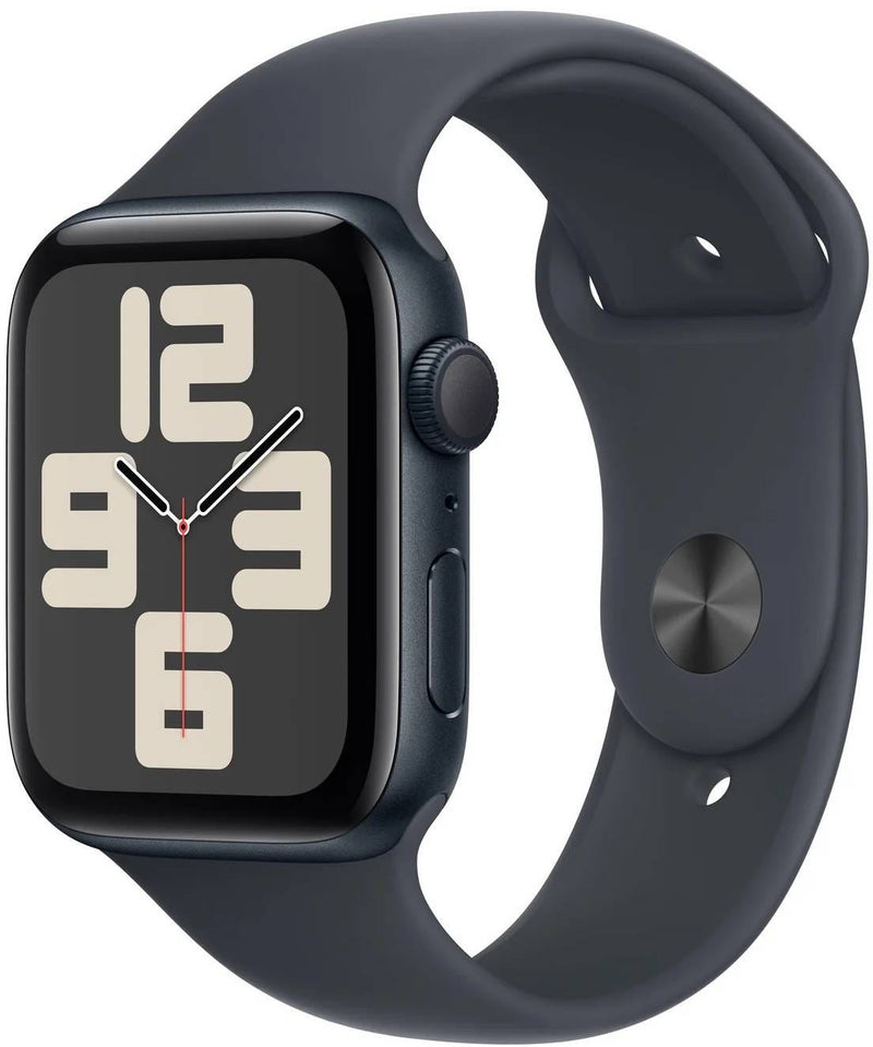 Apple Watch SE GPS 44mm Midnight Aluminum Case Sport Band M/L