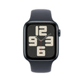 Apple Watch SE GPS 44mm Midnight Aluminum Case Sport Band M/L