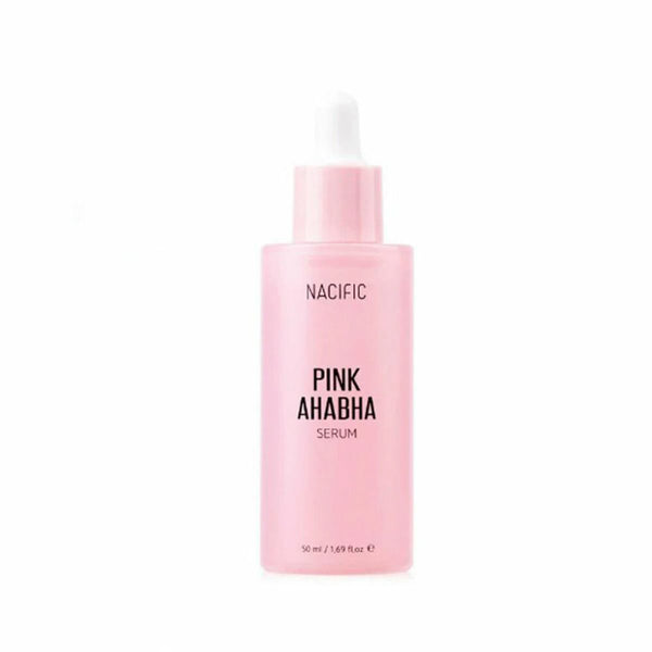 Nacific Pink AHA BHA Serum Exfoliating Hydrating Formula with Hyaluronic Acid and Niacinamide, 50ml